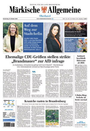 MAZ Neue Oranienburger Zeitung
