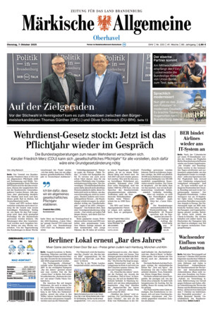 MAZ Neue Oranienburger Zeitung