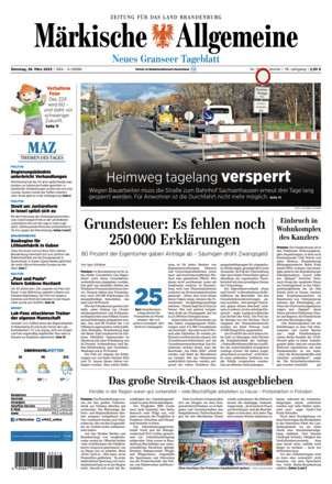 MAZ Neuer Granseer Tageblatt - ePaper;