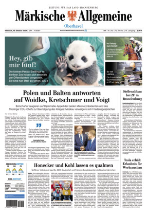 MAZ Neue Oranienburger Zeitung