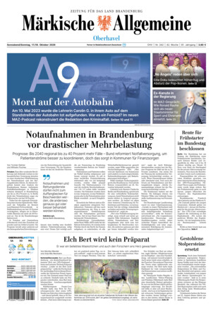 MAZ Neue Oranienburger Zeitung