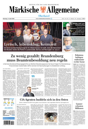 MAZ Neue Oranienburger Zeitung