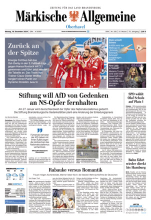 MAZ Neue Oranienburger Zeitung