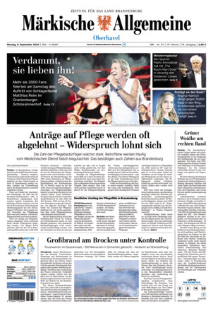 MAZ Neue Oranienburger Zeitung