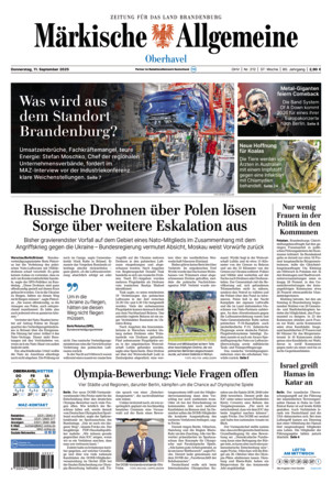 MAZ Neue Oranienburger Zeitung