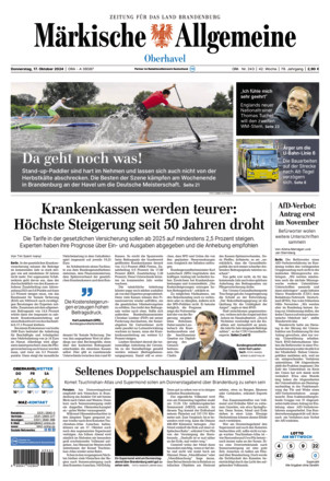 MAZ Neue Oranienburger Zeitung - ePaper