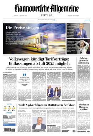 Hannoversche Allgemeine Zeitung - ePaper