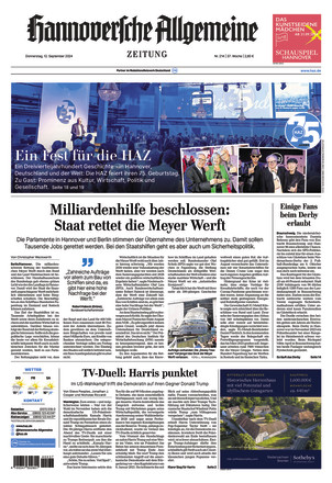 Hannoversche Allgemeine Zeitung - ePaper