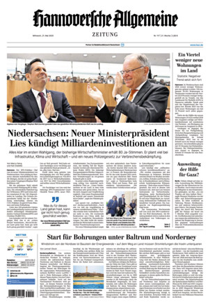 Hannoversche Allgemeine Zeitung - ePaper