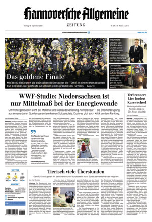 Hannoversche Allgemeine Zeitung - ePaper