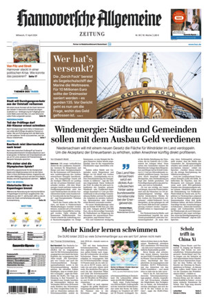 Hannoversche Allgemeine Zeitung - ePaper