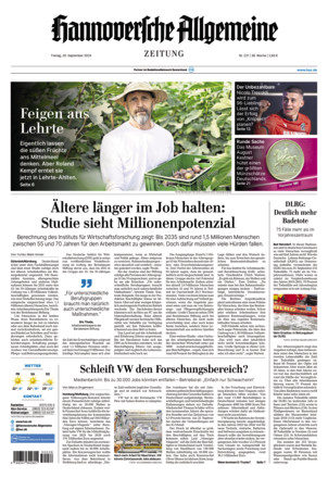 Hannoversche Allgemeine Zeitung - ePaper