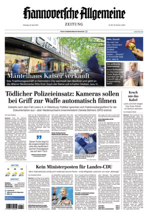 Hannoversche Allgemeine Zeitung - ePaper