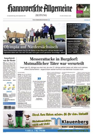 Hannoversche Allgemeine Zeitung - ePaper