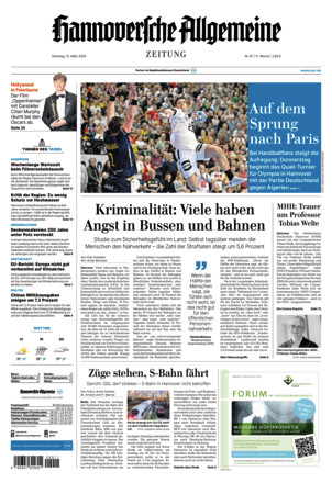 Hannoversche Allgemeine Zeitung - Als EPaper Im IKiosk Lesen